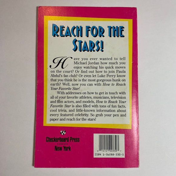 How To Reach Your Favorite Star Fiona Fox 1992 Paperback Book Good - Picture 2 of 3